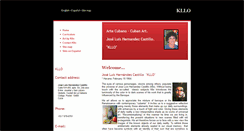 Desktop Screenshot of kllo.artedecubanos.com